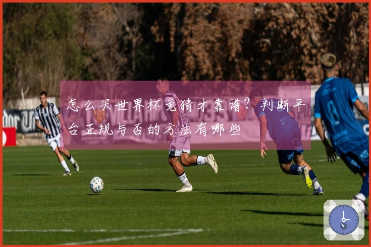 怎么买世界杯竞猜才靠谱？判断平台正规与否的方法有哪些